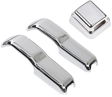 Auto Motorkap, Achterruitwisser Nozzle Decoratie, Scharnier Cover, auto Inbouwen Onderdelen Voor Jeep Wrangler Jl + zilver