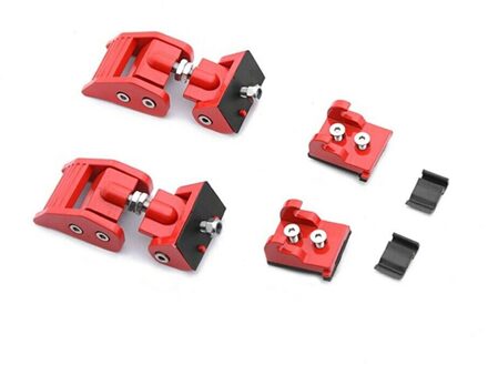 Auto Motorkap Hood Lock Klink Catch Aluminium Auto Accessoires Voor Jeep Wrangler Jk Jku 2007 2 deur 4 Deur Onderdelen rood