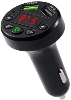 Auto MP3 Speler Fm Zenders Draadloze Bluetooth Dual Usb Handsfree Bellen Snel Opladen Voor Mobiele Telefoon Tablet Fm Transmitte