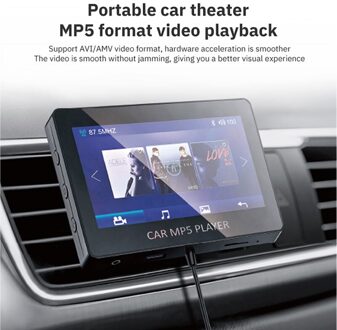 Auto MP5 Speler Bluetooth 5.0 Fm-zender Ondersteuning Tf U Disk Muziekspeler Auto Speler Auto Elektronische Voor Auto 'S M6