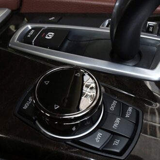 Auto Multi Media Knop Knop Cover Trim Controller Voor X1 F2 X3 X4 X5 X6 Idrive