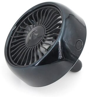 Auto Multifunctionele Elektrische Ventilator Auto Air Outlet Center Console Wind Power Uitbreiding Usb Mini Fan zwart