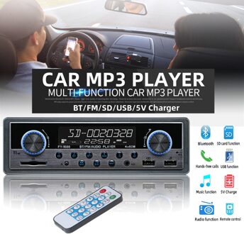 Auto Multimedia Speler Auto Radio Autoradio Met Bluetooth Fm Stereo Audio MP3 Ontvanger Usb Radio Automotive Elektronische Onderdelen
