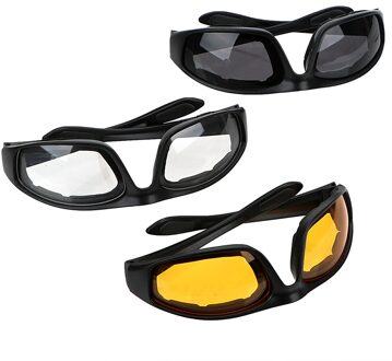 Auto Nachtzicht Zonnebril Night Driving Bril Driver Goggles Uv-bescherming Anti Glare Winddicht Unisex Zonnebril Eyewear wit geel grijs