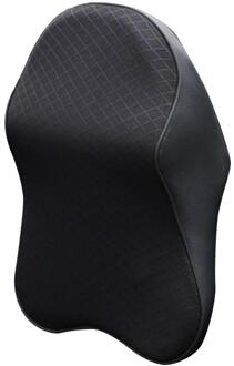 Auto Nekkussen 3D Memory Foam Head Rest Schuim Hoofdsteun Kussen Voor De Hals Pijnbestrijding Ondersteuning Holder Seat Kussen zwart