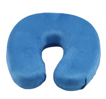 Auto Nekkussen Kussen U-Vormig Kussen Sport Ademend Kantoor Kussen Reizen Slaap Kind Volwassen Hoofd En Nek Ondersteuning kussen blauw