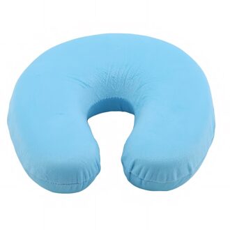 Auto Nekkussen Kussen U-Vormig Kussen Sport Ademend Kantoor Kussen Reizen Slaap Kind Volwassen Hoofd En Nek Ondersteuning kussen lucht blauw