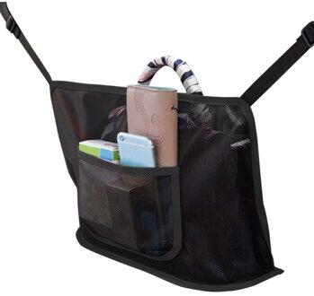 Auto Netto Pocket Handtas Holder Seat Terug Organisator Mesh Grote Capaciteit Tas 1zwart