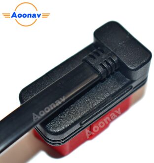 Auto Obd Verlengkabel Een Tot Twee Elleboog Platte Kabel OBD2 Verlengkabel Distributeur Elleboog 16Pin Man-vrouw Obdii connector