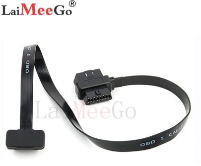 Auto OBD2 Een Pull Twee Uitbreiding Lijn Een Punt Twee Platte Kabel Volledige Core Power 0.6 M 16 Pin Aansluiting adapter