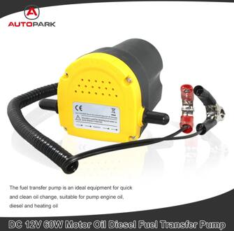 Auto Olie Extractor Pomp DC 12V 60W Fuel Transfer Pomp Auto Motor Diesel Vloeistof Scavenge Olie Vloeibare Uitwisseling transfer Olie Pomp