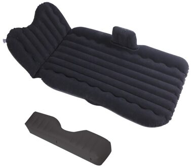 Auto Opblaasbare Bed Auto Interieur Rear Reizen Bed Auto Slapen Artefact Auto Kussen Universele Achterbank Matras zwart