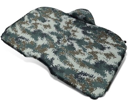 Auto Opblaasbare Bed Auto Levert Slapen Pad Achterbank Air Bed Reizen Outdoor Auto Accessoires Camping Mat Kussen Camping Bed groen