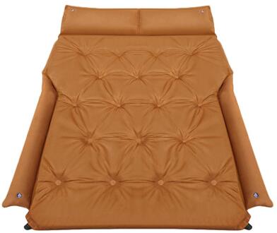Auto Opblaasbare Reizen Bed Sleeper Suv Verdikte Luchtbed Voor Thuis Air Matras Draagbare Camping Outdoor Snelle Inflatie Bruin