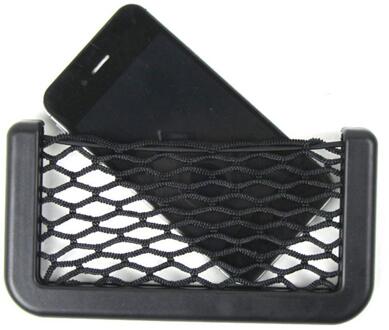 Auto Opslag Netto Pocket Kleine Netto Zak Auto Creatieve Auto Levert Auto Mesh Mobiele Telefoon Puin Opbergtas M 20x8CM