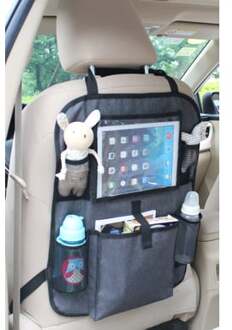 Auto organizer met tablethouder - Autostoel organiser met tabletvak - iPad houder auto - Altabebe - Grijs