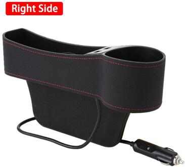 Auto Organizer Seat Kloof Rechts Opbergdoos Abs Plastic Auto Drinken Voor Zakken Organisatoren Opbergen Opruimen Universele Met Usb