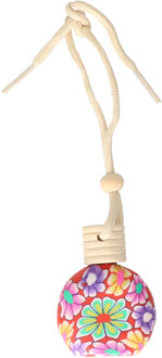 Auto parfum/luchtverfrisser - schone was geur - in sierlijk flesje - 15 ml