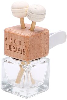 Auto Parfumflesje Luchtverfrisser Opknoping Glazen Fles Auto-styling Outlet Parfum Hanger Voor Essentiële Oliën Auto Ornament transparant