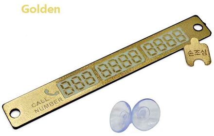 Auto Parkeerkaart Stickers Voor Chevrolet Cruze Aveo Captiva Lacetti TRAX Zeil Epica Voor Subaru Forester Impreza XV Accessoires 1stk goud