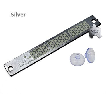 Auto Parkeerkaart Stickers Voor Chevrolet Cruze Aveo Captiva Lacetti TRAX Zeil Epica Voor Subaru Forester Impreza XV Accessoires 1stk zilver