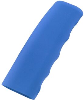 Auto-Partment Auto Handrem Covers Mouwen Siliconen Gel Cover Anti-Slip Parkeren Handrem Grips Mouwen Universele Decoratie auto Blauw