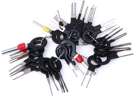 Auto Plug Printplaat Kabelboom Terminal Extractie Pick Connector Gedemonteerd Pin Terug Naald Verwijder Tool Kit