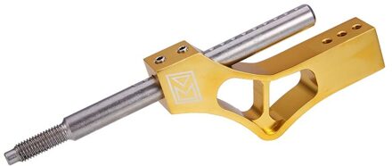 Auto Pookknop Extender Fit Manual Lever Versnellingspook Uitbreiding Aluminium Verstelbare Hoogte goud