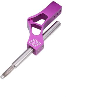 Auto Pookknop Extender Fit Manual Lever Versnellingspook Uitbreiding Aluminium Verstelbare Hoogte lavendel