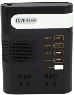 Auto Power Inverter Dc 12V Naar Ac 220V Spanning Converter Kortsluiting Automatische Bescherming Qc 3.0 Usb Charger