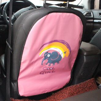 Auto Prinses Roze Kinderzitje Olifant Anti-Kick Pad Auto Anti-Kick Pad Vuil Pad