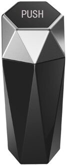 Auto Prullenbak Auto Organizer Opbergtas Auto Vuilnisbak Asbak Dust Case Houder Auto-accessoires Rood Goud Zilver