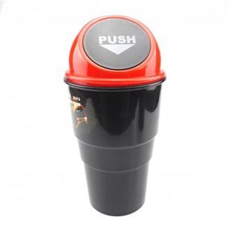 Auto Prullenbak Kan Mini Auto Dust Organizer Auto Interieur Vuilniszak Vuilnis Container Opbergdoos Emmer Auto Accessoires Rood