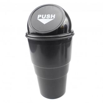 Auto Prullenbak Kan Mini Auto Dust Organizer Auto Interieur Vuilniszak Vuilnis Container Opbergdoos Emmer Auto Accessoires zwart