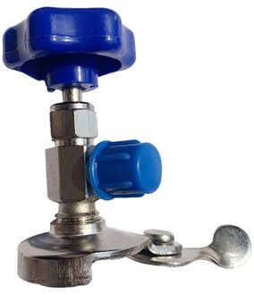 Auto R134a Air Koelmiddel Ac Kan Tik Valve Flesopener Tool Met Blue Cap Ap N84F