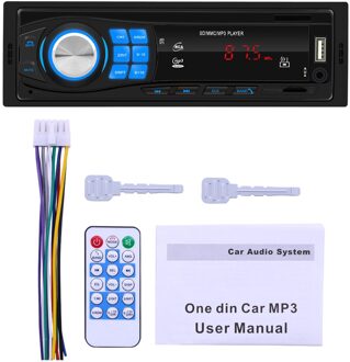 Auto Radio 12V Auto Stereo Radio U Disk Fm Aux-In Ingang Ontvanger Sd Usb In- dash Auto MP3 Multimedia Speler