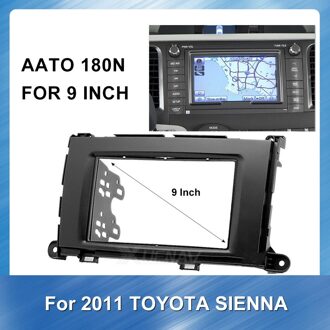 Auto Radio Fascia Frame Dash Panel Voor Toyota Sienna Stereo Panel Dash Mount Trim Installatie Kit Frame Auto Accessoires