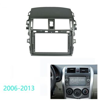 Auto Radio Fascia Trim Kit, 9 Inch 2 Din Dash Panel Dvd Frame Installeren Kit Voor Toyota Corolla 2006