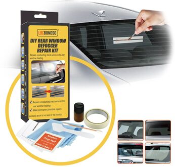 Auto Rear Window Defogger Reparatieset Reparatie De Mist Lijn Van Auto Achterruit Glas Fix Gebroken Defogger Rasterlijnen reparatie