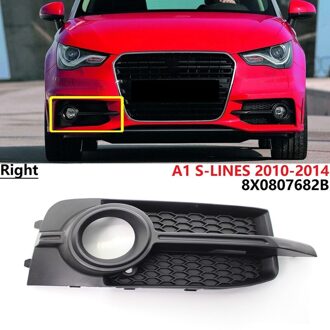 Auto Rechtsvoor Bumper Mistlamp Lamp Grill Honingraat Voor-A1 S-LINES 8X0807682B