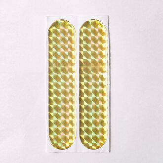 Auto Reflecterende Stripscar Deur Sticker Decal Waarschuwing Tape Reflecterende Strips 2 Stuks Veiligheid Mark Reflector Stickers Geel