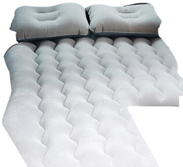 Auto Reizen Matras Opblaasbare Lucht Bed Rest Car Suv Reizen Bed Universele Autostoel Bed Multi Functionele Voor Outdoor Camping strand grijs