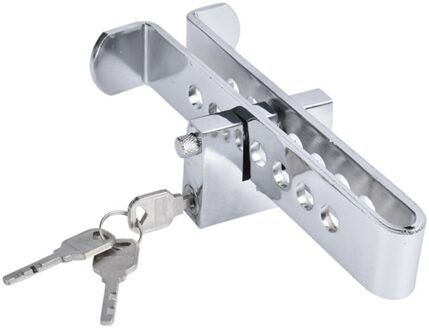 Auto Rem Koppeling Pedaal Lock Rvs Anti-Diefstal Apparaat Sterke Beveiliging Voor Universele Auto Inbraakalarm