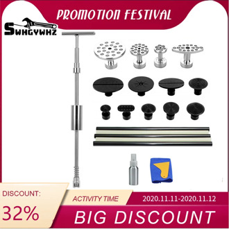 auto repair tool paintless dent puller car removal tool Slide Hammer Puller Tabs Suction Cup Hand Tools Kit