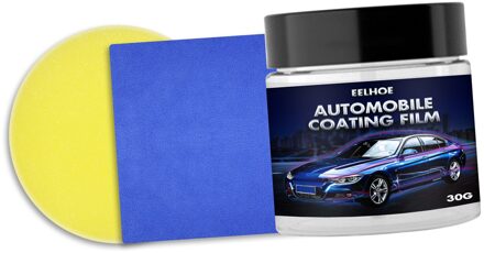 Auto Reparatie Wax Crystal Plating Set Hard Glossy Carnaubawas Paint Care Coating Kleine Kras Reparatie Onderhoud Met Spons Handdoek 30g