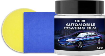 Auto Reparatie Wax Crystal Plating Set Hard Glossy Carnaubawas Paint Care Coating Kleine Kras Reparatie Onderhoud Met Spons Handdoek 60g