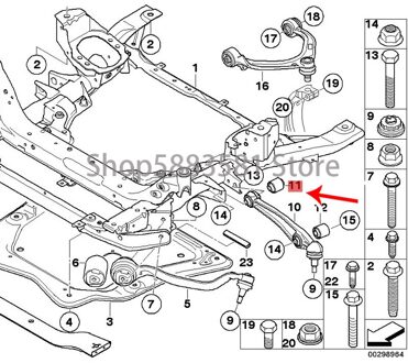 Auto Rubber Lager Laterale Swing Arm Bm WE70 X5 3.0SI E70 X5 3.0 E70 X5 4.8I Schorsing Bus Tractie Arm bus