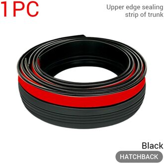 Auto Rubberen Afdichting Strip Kofferbak Deksel Kloof Seal Strip Rubber Sticker Zwart Voor Suv Hatchback Bovenste Rand Stofdicht Auto accessoires Donkergrijs