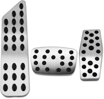 Auto Rvs Auto Pedaal Pads Pedalen Cover Voor Chevrolet Cruze Trax Malibu Voor Opel Mokka Astra J Insignia 3 stk AT met Clip