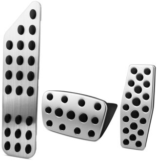 Auto Rvs Auto Pedaal Pads Pedalen Cover Voor Chevrolet Cruze Trax Malibu Voor Opel Mokka Astra J Insignia 3 stk AT nee Clip